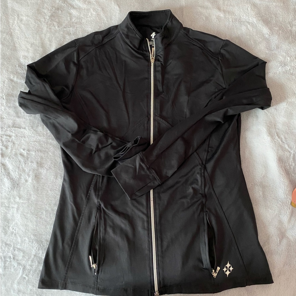 4 All Jofit full zip women’s black jacket